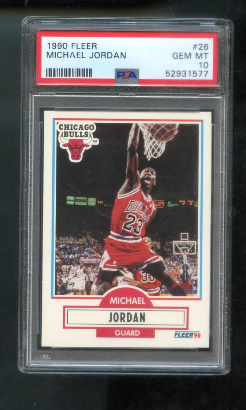 Amazon.com: 1990-91 Fleer #26 Michael Jordan PSA 10 Graded